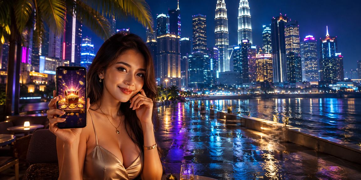 Pengguna Kuala Lumpur mengakses kasino mudah alih gdlotto dengan selamat